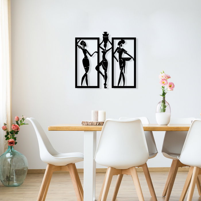 Wallity Aurora - M119 Escultura de Pared de Metal Negra Wallity Aurora - M119 Escultura de Pared de Metal Negra